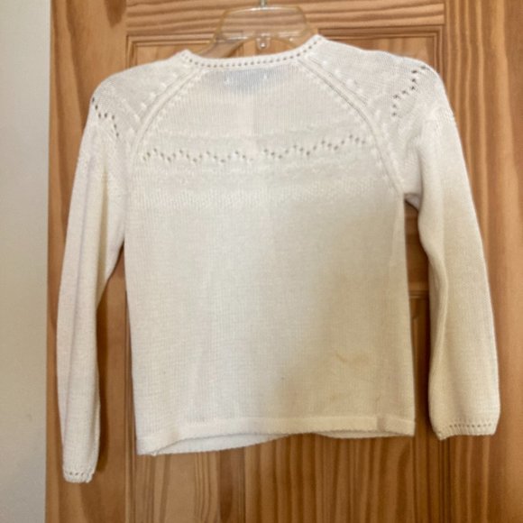 Vintage Childs Lands End Knitted Cardigan, Size L - Picture 3 of 3